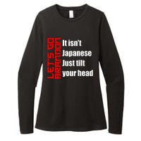 Let's Go Brandon It Isn't Japanese Just Tilt Your Head Womens CVC Long Sleeve Shirt