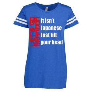 Let's Go Brandon It Isn't Japanese Just Tilt Your Head Enza Ladies Jersey Football T-Shirt