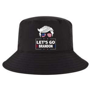 Let's Go Brandon USA Hipster Republican FJB Anti Biden Chant Cool Comfort Performance Bucket Hat