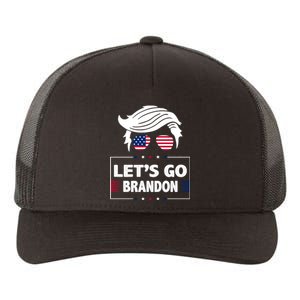 Let's Go Brandon USA Hipster Republican FJB Anti Biden Chant Yupoong Adult 5-Panel Trucker Hat