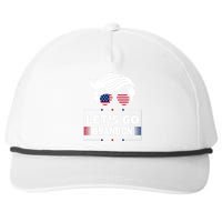 Let's Go Brandon USA Hipster Republican FJB Anti Biden Chant Snapback Five-Panel Rope Hat