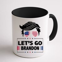 Let's Go Brandon USA Hipster Republican FJB Anti Biden Chant Mug