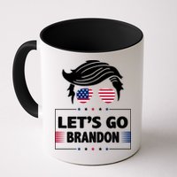 Let's Go Brandon USA Hipster Republican FJB Anti Biden Chant Mug