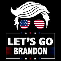 Let's Go Brandon USA Hipster Republican FJB Anti Biden Chant 16 in Basic Backpack