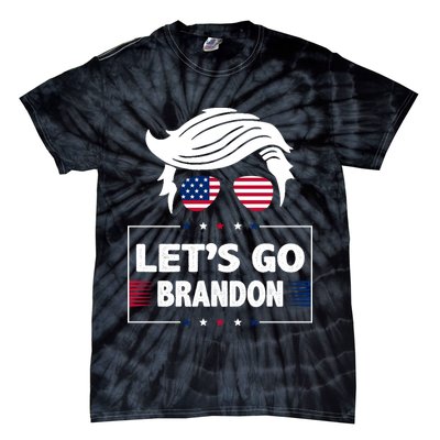Let's Go Brandon USA Hipster Republican FJB Anti Biden Chant Tie-Dye T-Shirt