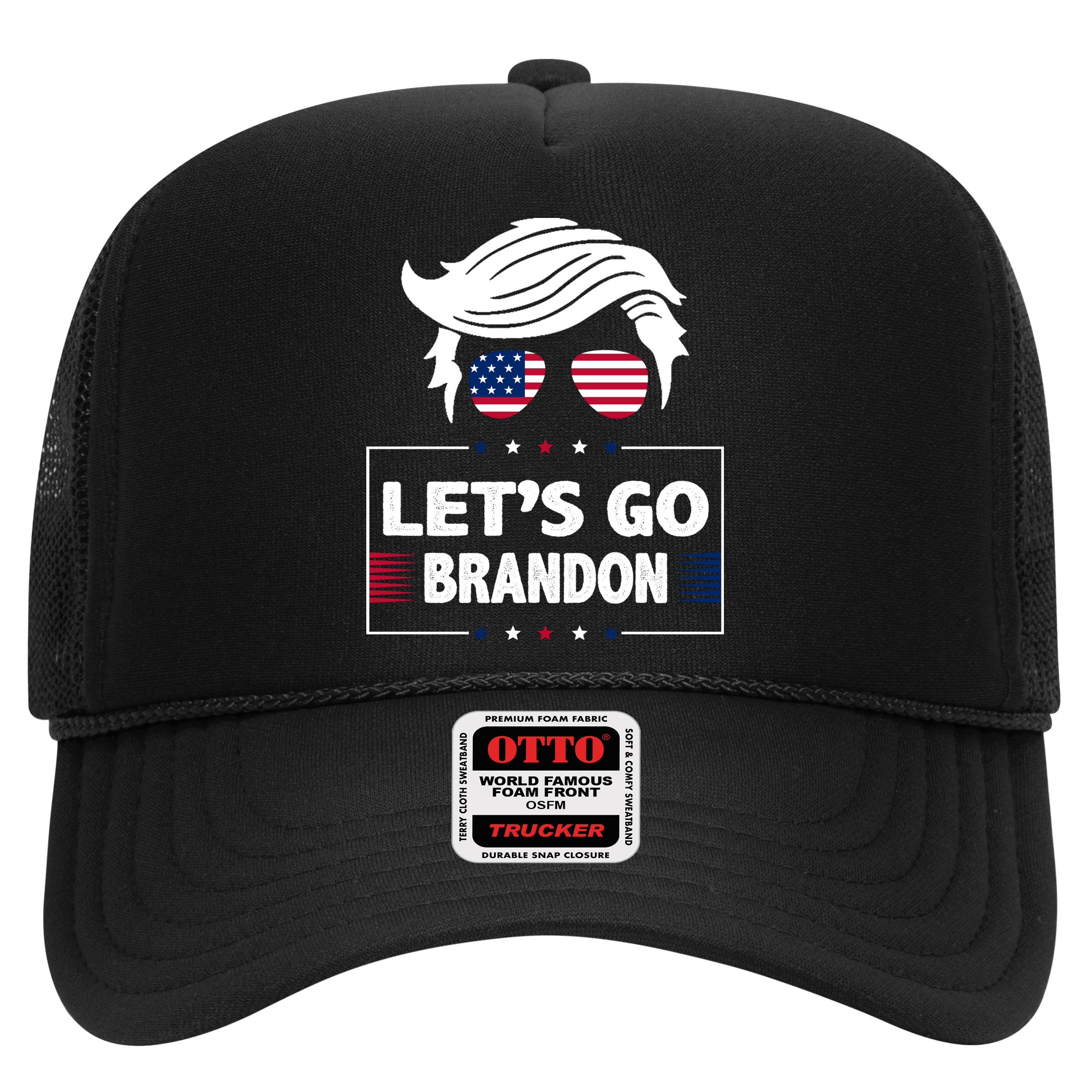 Let's Go Brandon USA Hipster Republican FJB Anti Biden Chant Hat