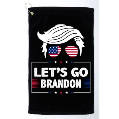 Let's Go Brandon USA Hipster Republican FJB Anti Biden Chant Golf Towel