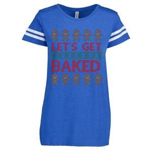 LetS Get Baked Enza Ladies Jersey Football T-Shirt