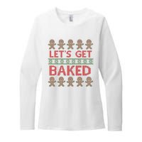 LetS Get Baked Womens CVC Long Sleeve Shirt