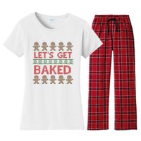 LetS Get Baked Women's Flannel Pajama Set