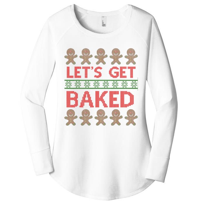 LetS Get Baked Women's Perfect Tri Tunic Long Sleeve Shirt