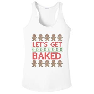 LetS Get Baked Ladies PosiCharge Competitor Racerback Tank