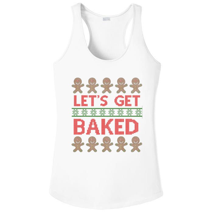 LetS Get Baked Ladies PosiCharge Competitor Racerback Tank