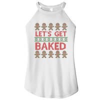 LetS Get Baked Women's Perfect Tri Rocker Tank