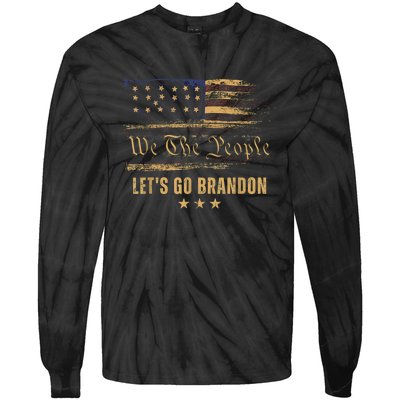 Let’s Go Brandon Let’s Go 2024 We The People Tie-Dye Long Sleeve Shirt