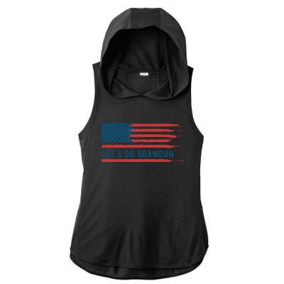 Let's Go Brandon Lets Go Brandon, Lets Go Brandon Let's Go Brandon Ladies PosiCharge Tri-Blend Wicking Draft Hoodie Tank