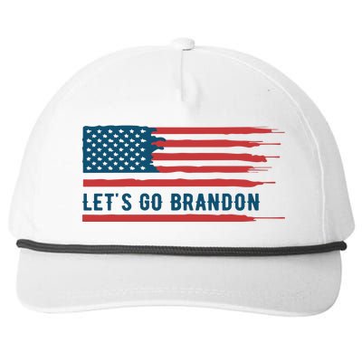 Let's Go Brandon Lets Go Brandon, Lets Go Brandon Let's Go Brandon Snapback Five-Panel Rope Hat