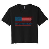 Let's Go Brandon Lets Go Brandon, Lets Go Brandon Let's Go Brandon Women's Crop Top Tee