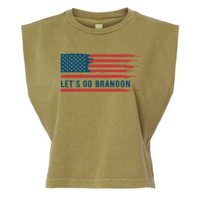 Let's Go Brandon Lets Go Brandon, Lets Go Brandon Let's Go Brandon Garment-Dyed Women's Muscle Tee