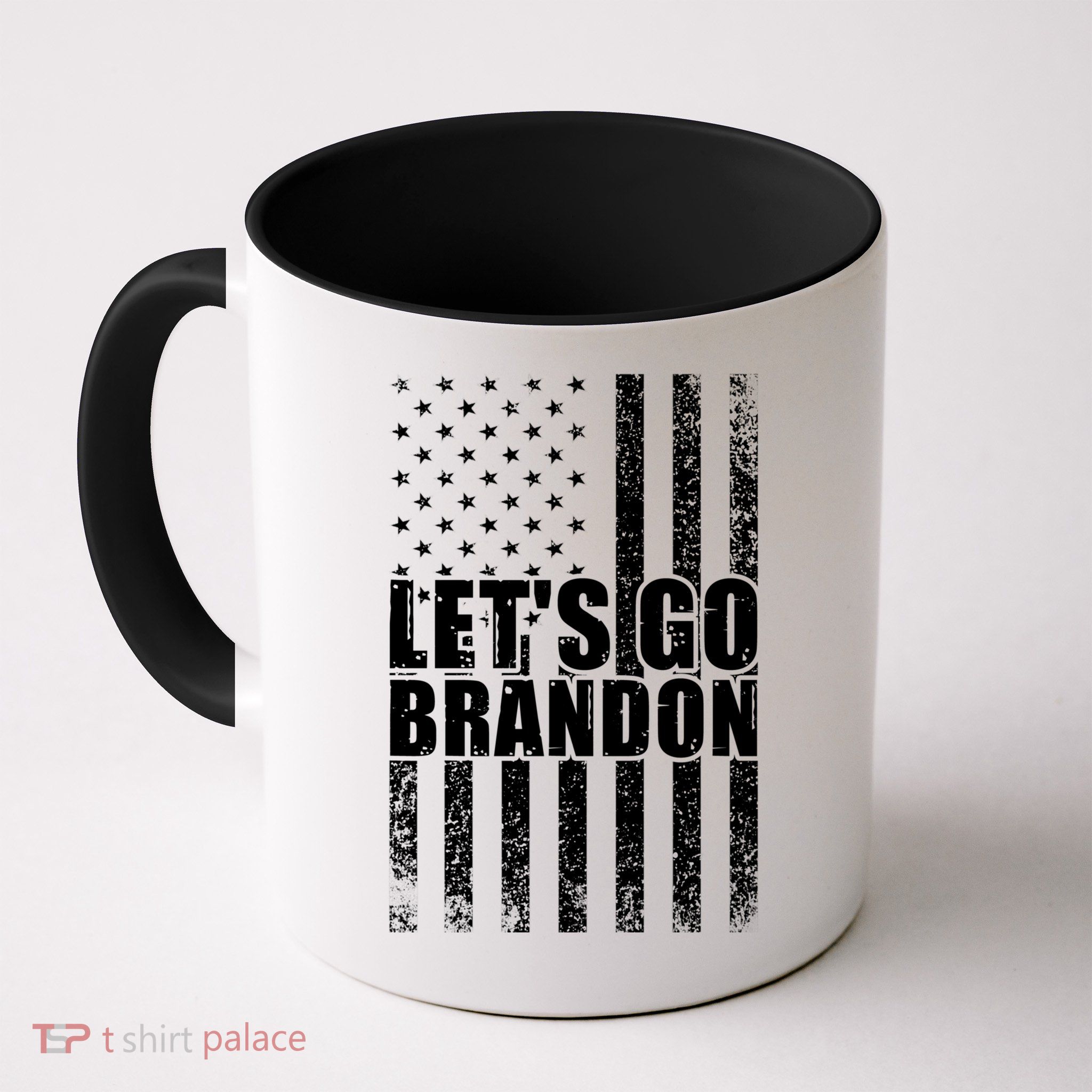 LetS Go Brandon Conservative Anti Liberal Us Flag Gift Mug