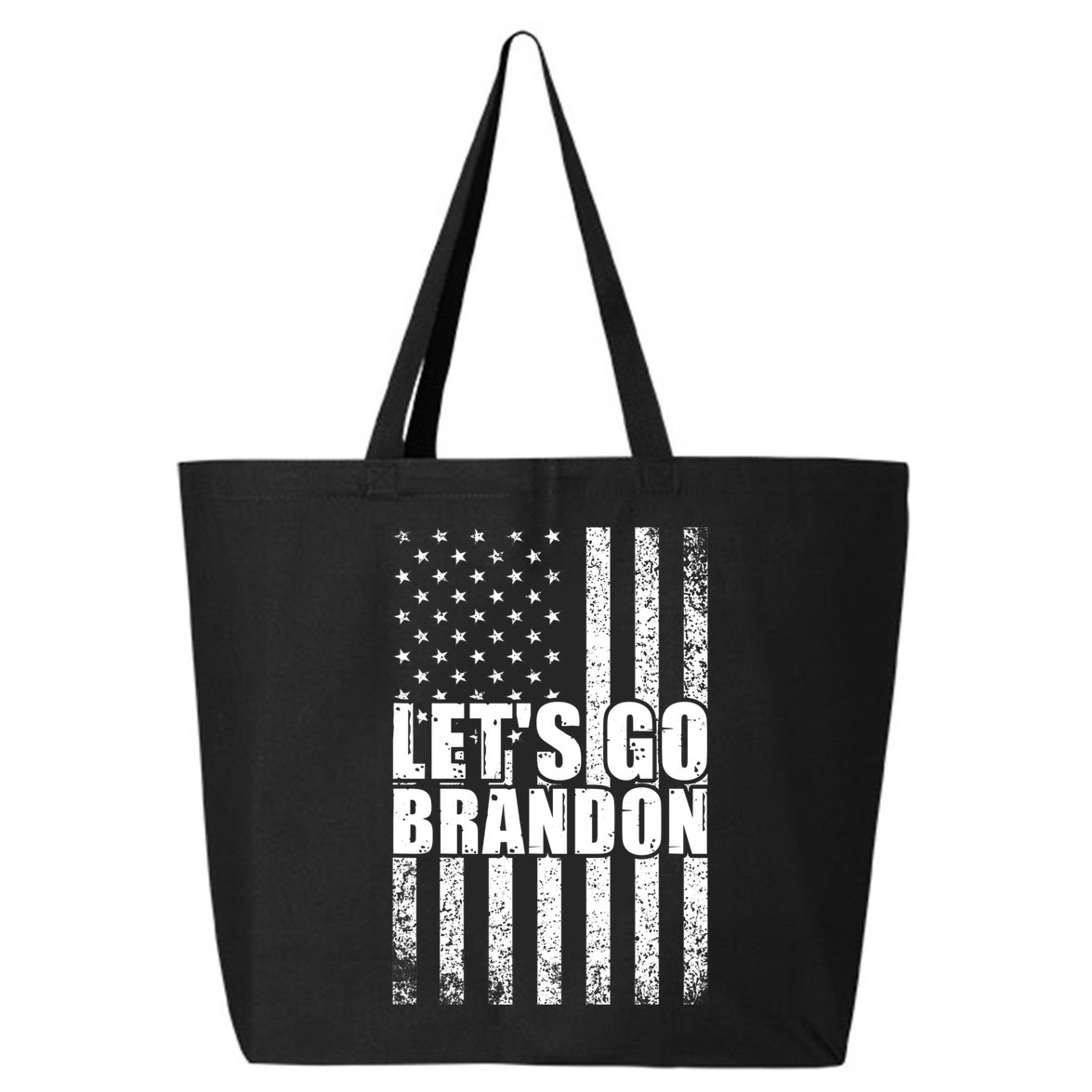 LetS Go Brandon Conservative Anti Liberal Us Flag Gift 25L Jumbo Tote