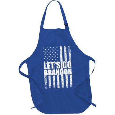 LetS Go Brandon Conservative Anti Liberal Us Flag Gift Apron