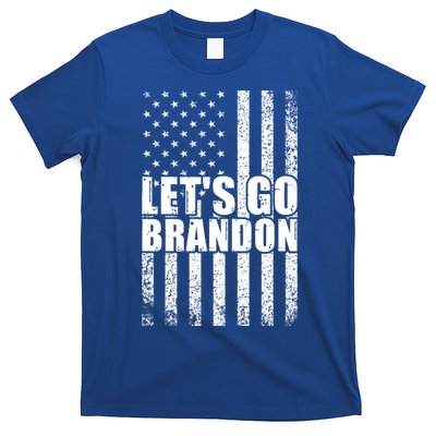 LetS Go Brandon Conservative Anti Liberal Us Flag Gift T-Shirt