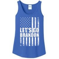 LetS Go Brandon Conservative Anti Liberal Us Flag Gift Ladies Essential Tank