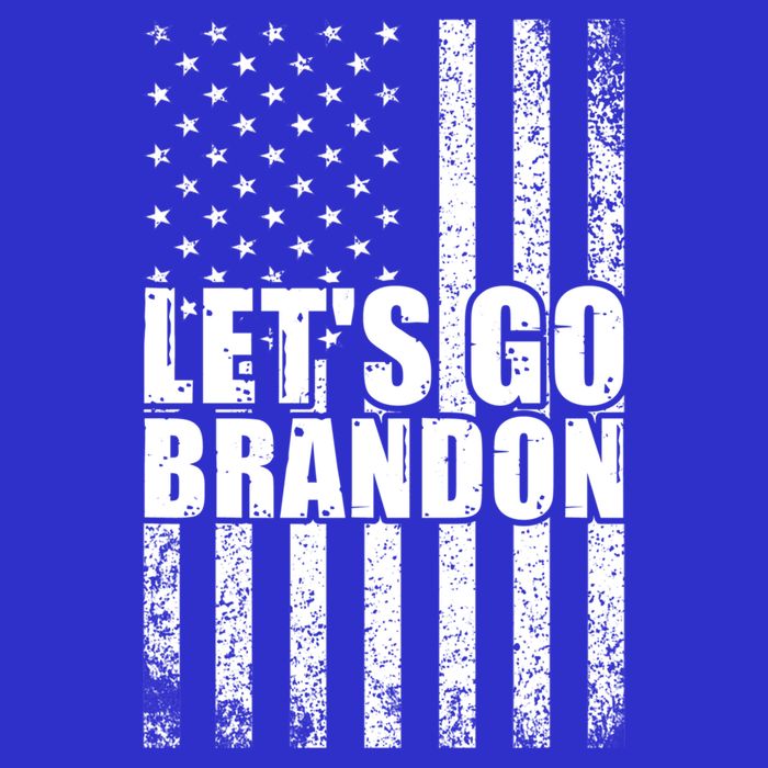 LetS Go Brandon Conservative Anti Liberal Us Flag Gift Zip Tote Bag