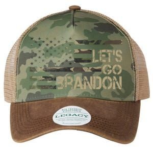 Let's Go Brandon Military Camo FJB Biden Chant Flag Legacy Tie Dye Trucker Hat