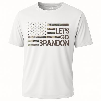 Let's Go Brandon Military Camo FJB Biden Chant Flag Performance Shirt
