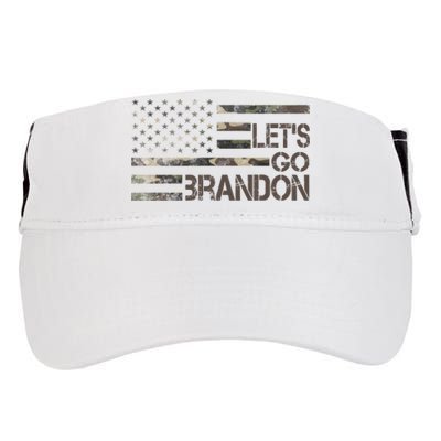 Let's Go Brandon Military Camo FJB Biden Chant Flag Adult Drive Performance Visor