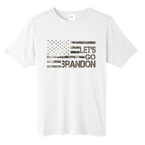 Let's Go Brandon Military Camo FJB Biden Chant Flag Tall Fusion ChromaSoft Performance T-Shirt