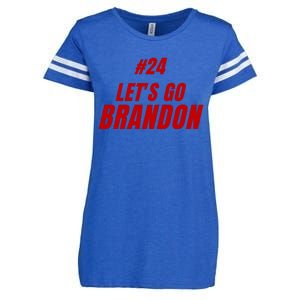 Let's Go Brandon Conservative Enza Ladies Jersey Football T-Shirt