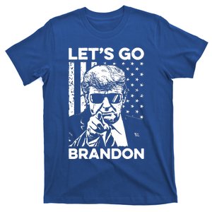 Lets Go Brandon Conservative Usa Flag Funny Donal Trump T-Shirt