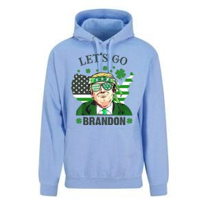 Let's Go Brandon St Patrick's Day Trump Funny Political Unisex Surf Hoodie