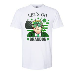 Let's Go Brandon St Patrick's Day Trump Funny Political Softstyle CVC T-Shirt