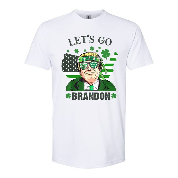 Let's Go Brandon St Patrick's Day Trump Funny Political Softstyle CVC T-Shirt