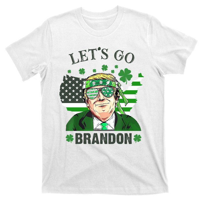 Let's Go Brandon St Patrick's Day Trump Funny Political T-Shirt