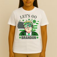 Let's Go Brandon St Patrick's Day Trump Funny Political T-Shirt