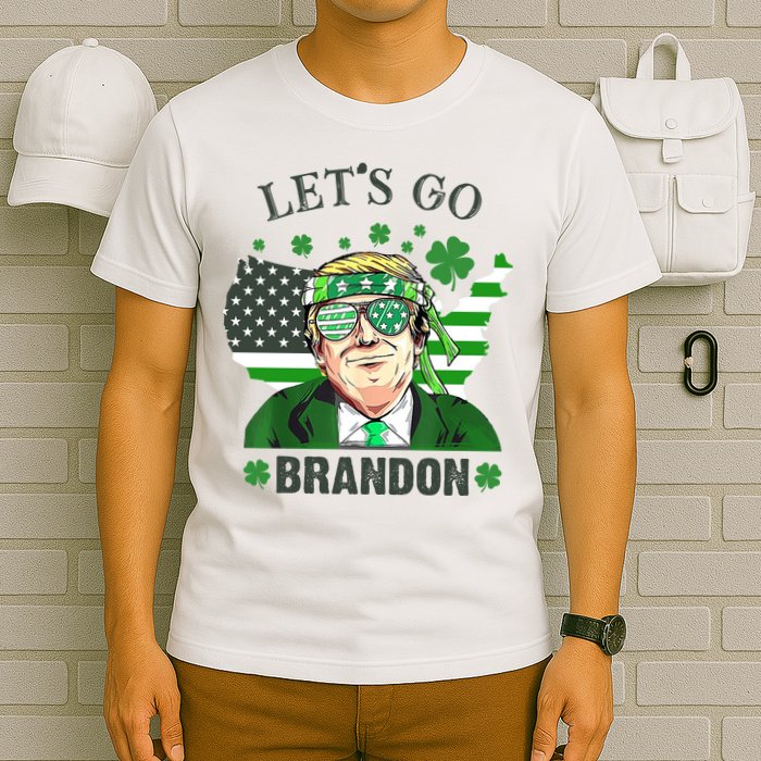 Let's Go Brandon St Patrick's Day Trump Funny Political T-Shirt