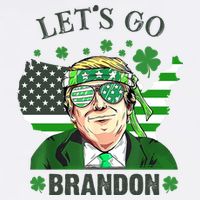Let's Go Brandon St Patrick's Day Trump Funny Political T-Shirt