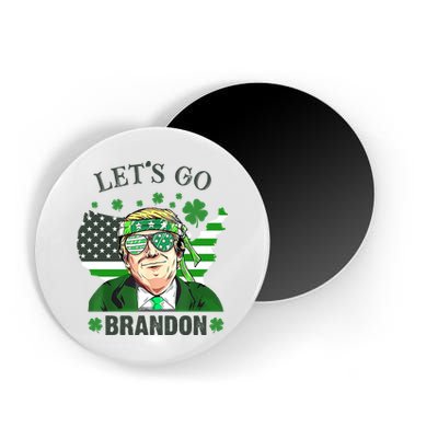 Let's Go Brandon St Patrick's Day Trump Funny Political Magnet