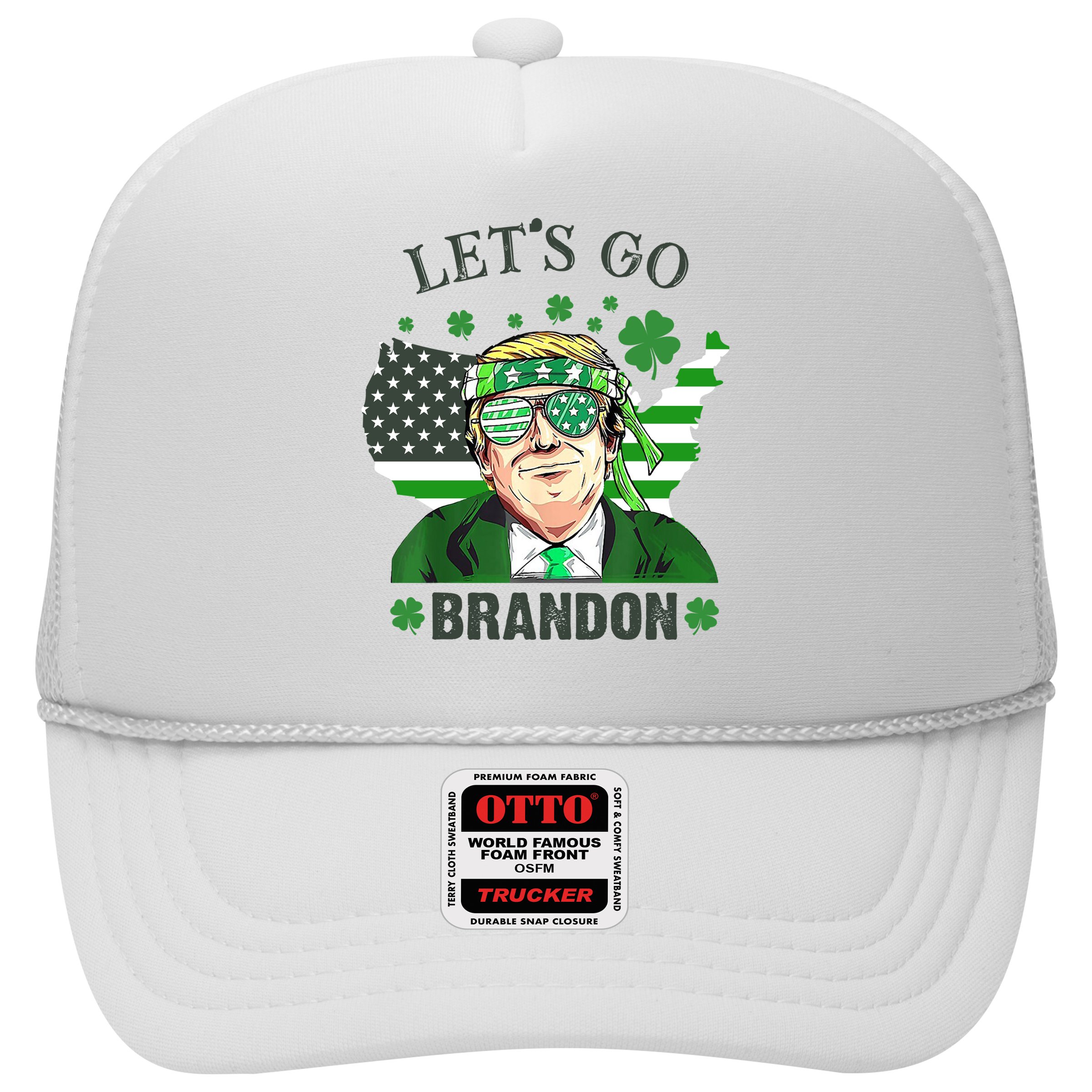 Let's Go Brandon St Patrick's Day Trump Funny Political Hat