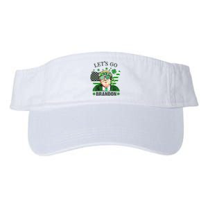 Let's Go Brandon St Patrick's Day Trump Funny Political Valucap Bio-Washed Visor