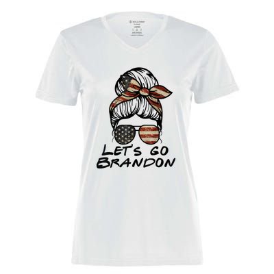 Lets Go Brandon, Let's Go Brandon, Conservative, Anti Liberal Women's Momentum V-Neck T-Shirt