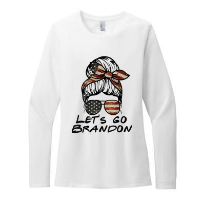 Lets Go Brandon, Let's Go Brandon, Conservative, Anti Liberal Womens CVC Long Sleeve Shirt