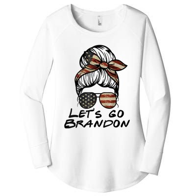 Lets Go Brandon, Let's Go Brandon, Conservative, Anti Liberal Women's Perfect Tri Tunic Long Sleeve Shirt