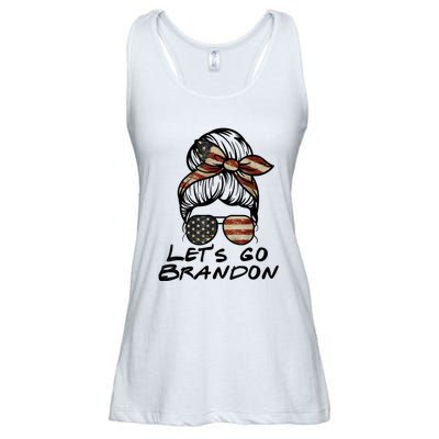 Lets Go Brandon, Let's Go Brandon, Conservative, Anti Liberal Ladies Essential Flowy Tank