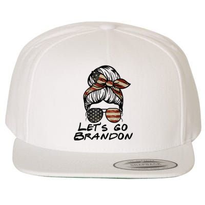 Lets Go Brandon, Let's Go Brandon, Conservative, Anti Liberal Wool Snapback Cap